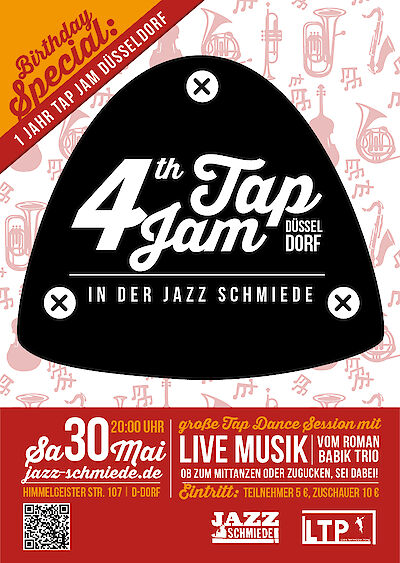 Ankündigungsmotiv für die Veranstaltung 4th Tap Jam Düsseldorf!