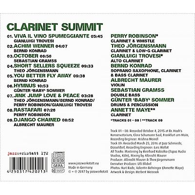 CD-Neuerscheinung: Clarinet Summit