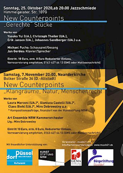 Ankündigungsmotiv für die Veranstaltung New Counterpoints